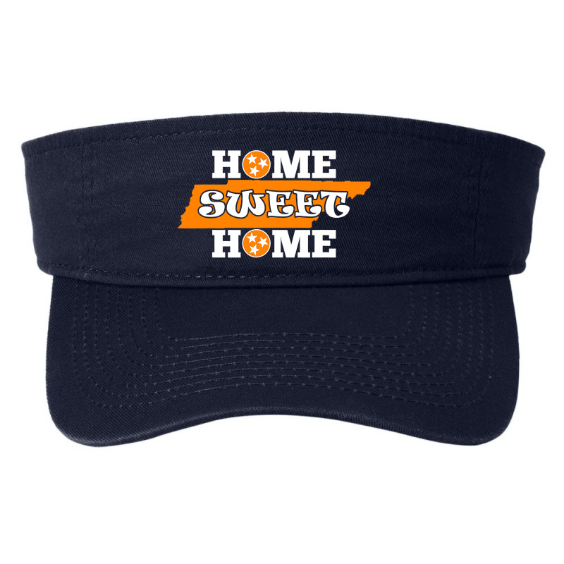 Home Sweet Home Tennessee  Orange State Flag White Tee Fashion Visor by Marybeth890 | Artistshot