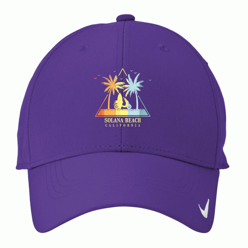 Surfboard Beach Solana Beach California T Shirt Nike Dri-FIT Cap by hankeajrippleex5 | Artistshot