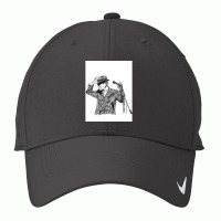 Leonard Cohen Original Hand Drawn Ink Print Nike Dri-fit Cap | Artistshot