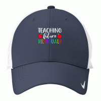 Teaching Future Bilingual Spanish Instructor Maestra Teacher T Shirt Nike Dri-fit Cap | Artistshot