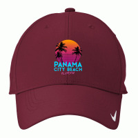 Panama City Beach Florida Retro 80s Nike Dri-fit Cap | Artistshot