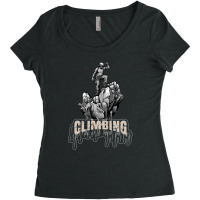 Climbing Women's Triblend Scoop T-shirt | Artistshot