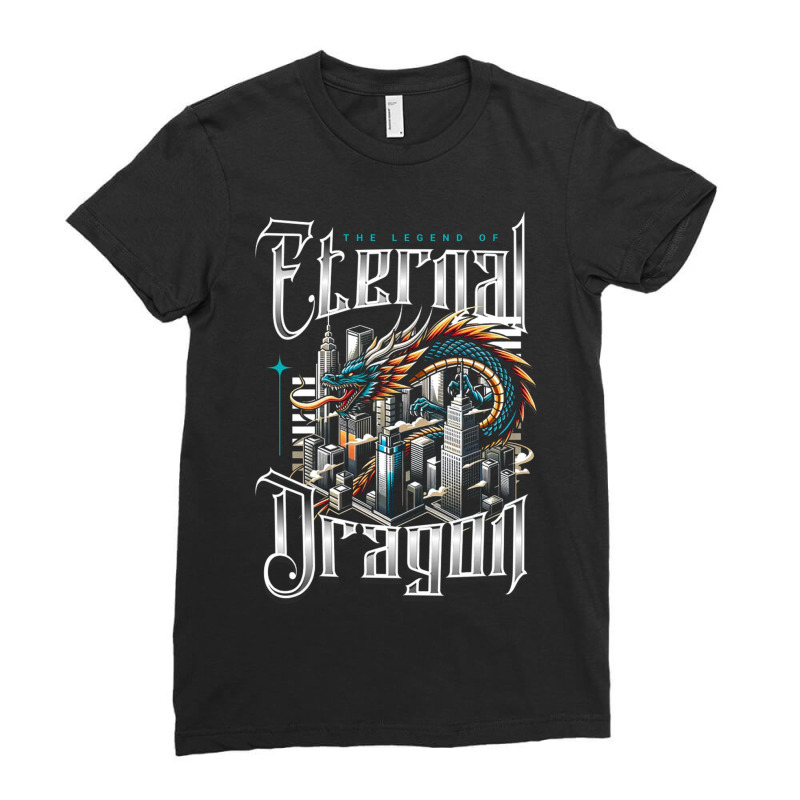 Eternal Dragon Ladies Fitted T-Shirt by New Nice Shirt | Artistshot