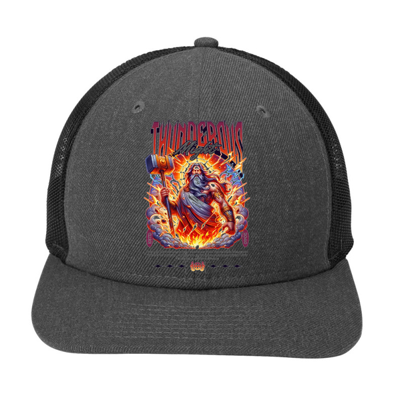 Thunderous Might Snapback Trucker Cap by New Nice Shirt | Artistshot