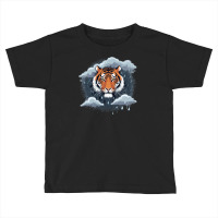 Tiger In The Rain Toddler T-shirt | Artistshot