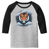 Tiger In The Rain Youth 3/4 Sleeve | Artistshot