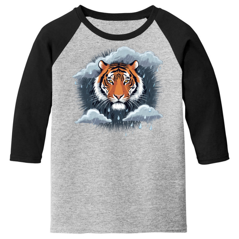 Tiger In The Rain Youth 3/4 Sleeve by Shop now | Artistshot