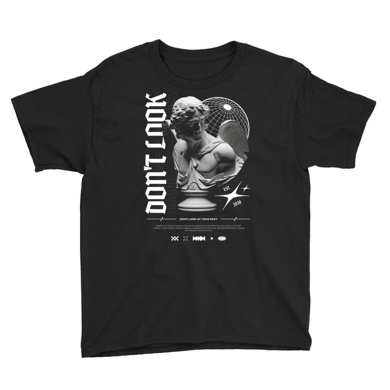 Don't Look Back Youth Tee by New Nice Shirt | Artistshot