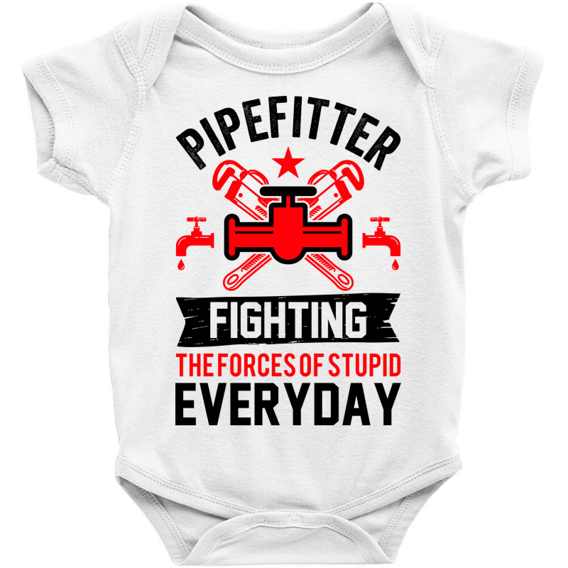 Fighting The Forces Of Stupid Everyday Baby Bodysuit by HILstore | Artistshot