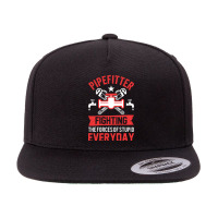 Fighting The Forces Of Stupid Everyday 5 Panel Snapback Cap | Artistshot