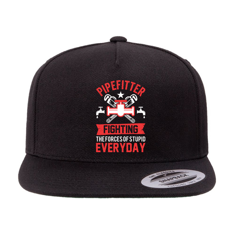 Fighting The Forces Of Stupid Everyday 5 panel snapback cap by HILstore | Artistshot