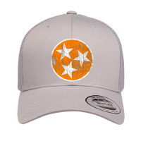 Tennessee Tristar Orange Grunge Retro Trucker Cap | Artistshot