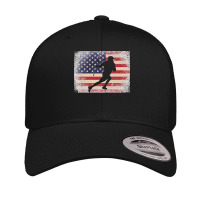 Lacrosse 4th Of July Gift American Flag Usa Ball Stick Premium Retro Trucker Cap | Artistshot