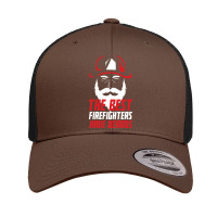 Firefighter With Beard Retro Trucker Cap | Artistshot