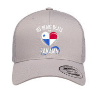 My Heart Beats For Panama   Panamanian Pride T Shirt Retro Trucker Cap | Artistshot