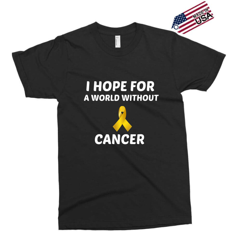 I Hope For A World Without Childhood Cancer White Exclusive T-shirt by Perfect Designers | Artistshot