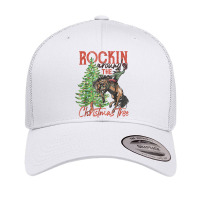 Rocking Around The Christmas Tree Christmas Cowboy Horse T Shirt Retro Trucker Cap | Artistshot