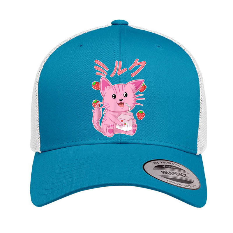 Japanese Anime Otaku Strawberry Milkshake Clothes Retro Trucker Cap by JOHNDTROUTMAN | Artistshot