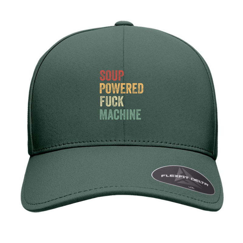 Soup Powered Fuck Machine Seamless Cap by NQ Artist | Artistshot