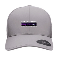 Glacier National Park Night Sky With Gps Location Design Seamless Cap | Artistshot