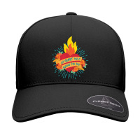 My Heart Burns Seamless Cap | Artistshot