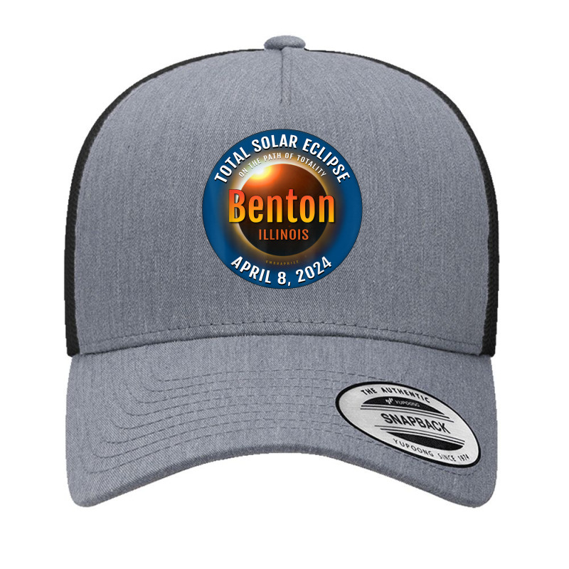 Benton Illinois Il Total Solar Eclipse 2024  3  T Shirt Yupoong Trucker Cap by cm-arts | Artistshot