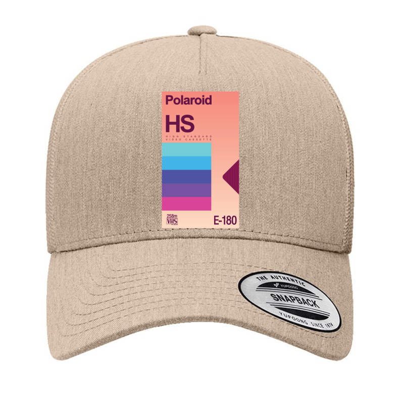 Vaporwave Vhs Polaroid E180 Hs Yupoong Trucker Cap by cm-arts | Artistshot