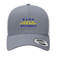 Nato Sweden  Sweden Flag Colors Yupoong Trucker Cap | Artistshot