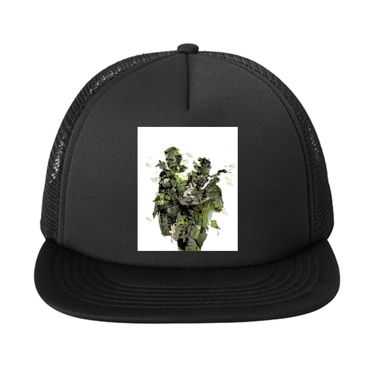 Metal Gear Solid 3 - Snake And The Boss Foam Snapback hat by ChandraGay | Artistshot