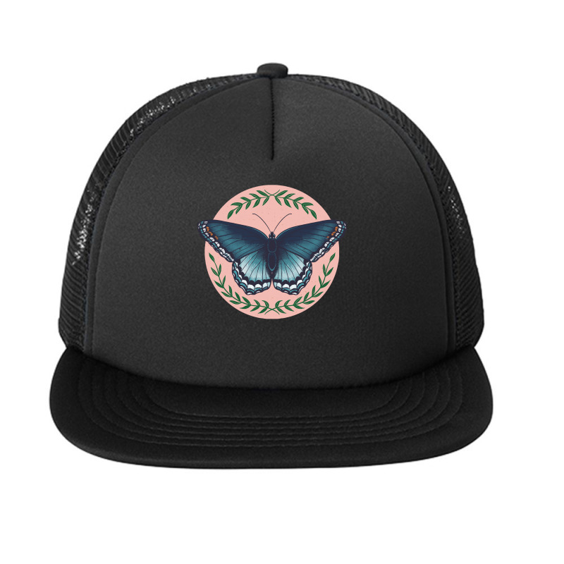 Butterfly Limenitis Arthemis Butterfly Illustration Foam Snapback hat by troglemother | Artistshot