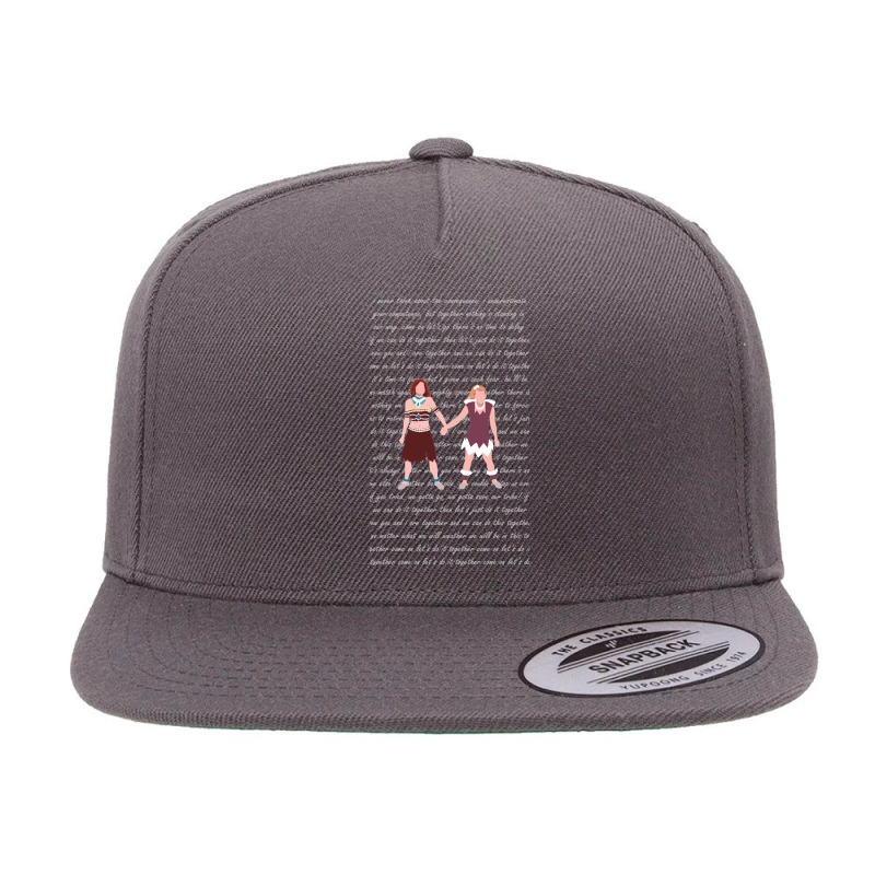 Firebringer _quot_together_quot_ With Lyrics Background 5 panel snapback cap by cm-arts | Artistshot