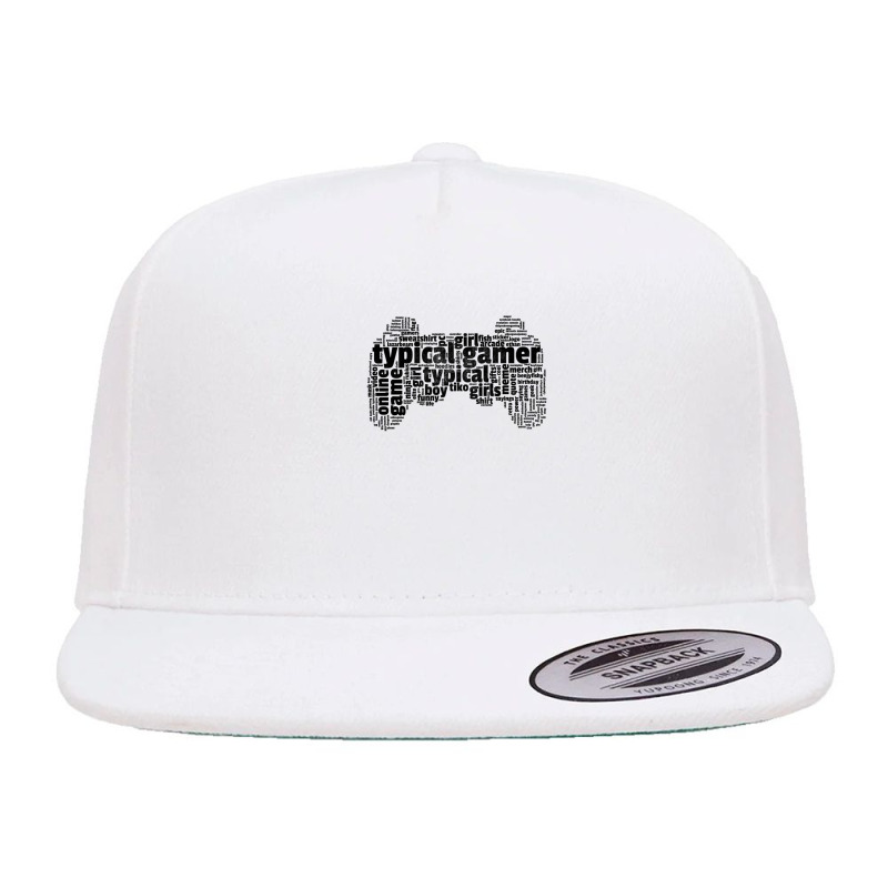 Typical Gamer Black Vintage 1 5 panel snapback cap by AngieFurr | Artistshot