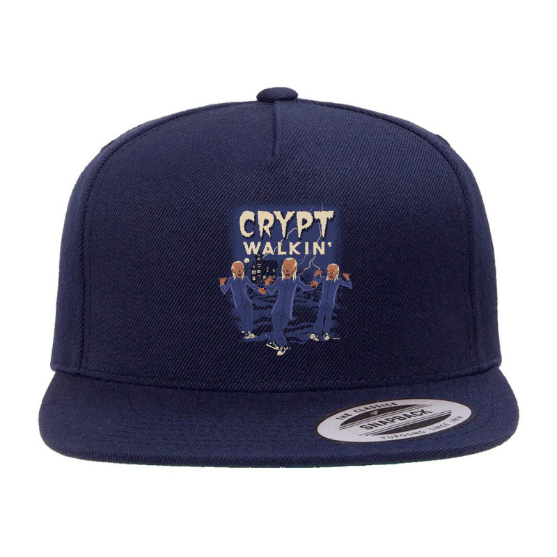 Crypt Walkin' 5 panel snapback cap by atereabag | Artistshot