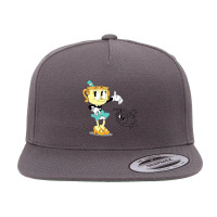 The Cuphead Show Fitted Scoop 5 Panel Snapback Cap | Artistshot