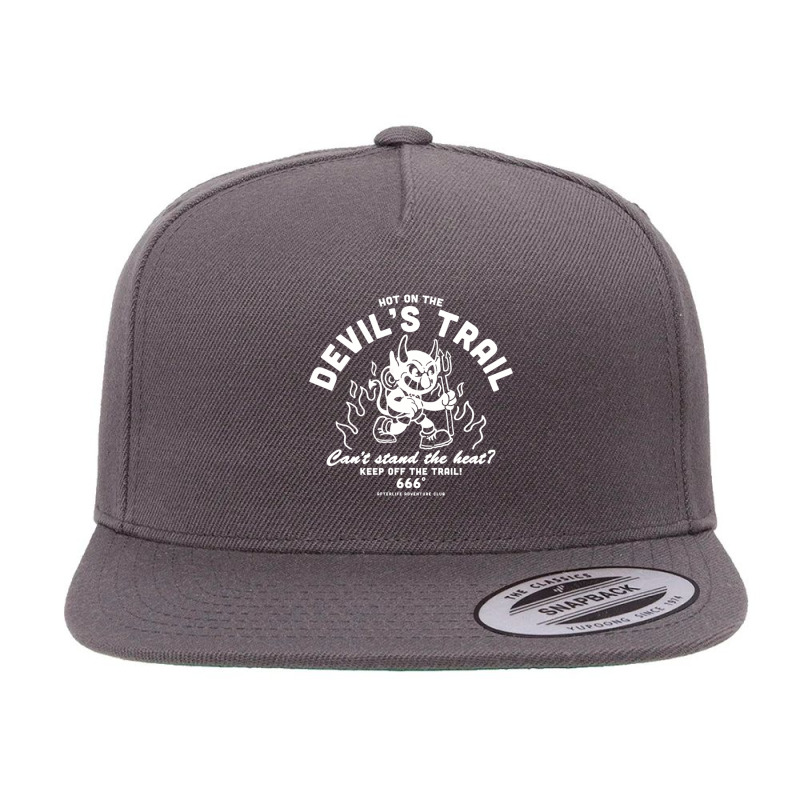 The Devil_s Trail The Cuphead Tv Series 5 panel snapback cap by cm-arts | Artistshot