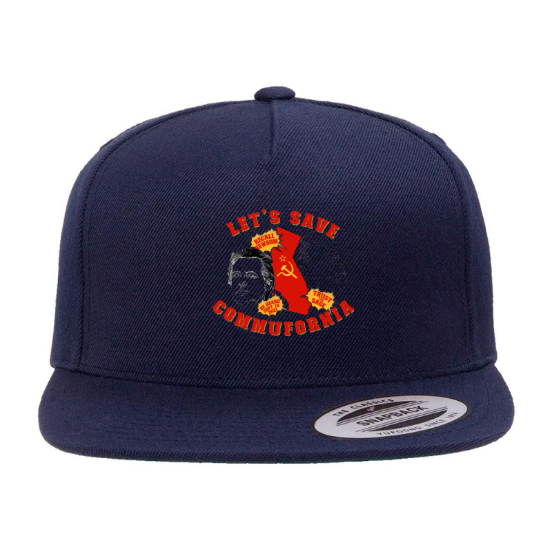 Let's Save Communifornia - Larry Elder For Ca Governor 5 panel snapback cap by OSWALDOLIMART | Artistshot