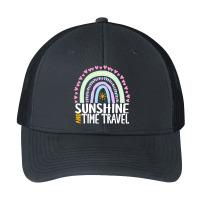 Sunshine And Time Travel Cute Rainbow Graphic For Womens Kids Girls Pa Trucker Cap | Artistshot