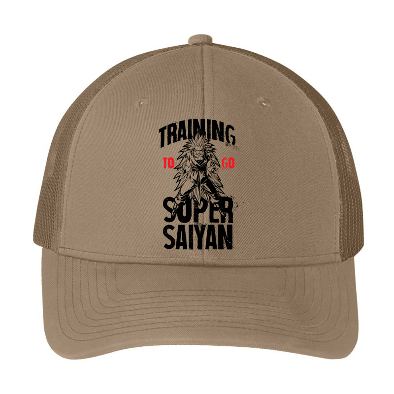 Training To Go Super Saiyan Grey Pa Trucker Cap by bummercaught | Artistshot