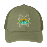 Folk Art Moth Forest Green Folk Art Moth Pa Trucker Cap | Artistshot