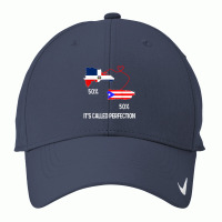 Half Puerto Rican Half Dominican Flag Map Combined Pr Rd T Shirt Nike Dri-fit Cap | Artistshot