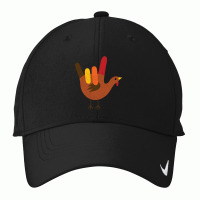 American Sign Language I Love You Thanksgiving Turkey Long Sleeve T Sh Nike Dri-fit Cap | Artistshot