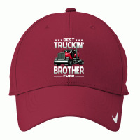 Best Truckin' Brother Ever Big Rig Trucker Father's Day Pullover Hoodi Nike Dri-fit Cap | Artistshot