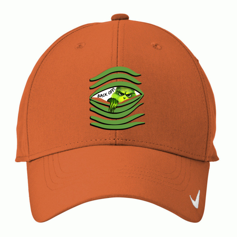 The Grinch - Back Off! Nike Dri-FIT Cap by atereabag | Artistshot