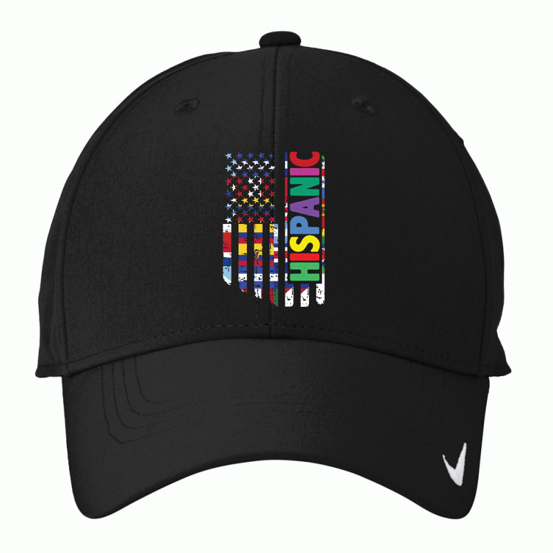 Usa And Latin American Countries Flag Hispanic Heritage Pullover Hoodi Nike Dri-FIT Cap by cm-arts | Artistshot