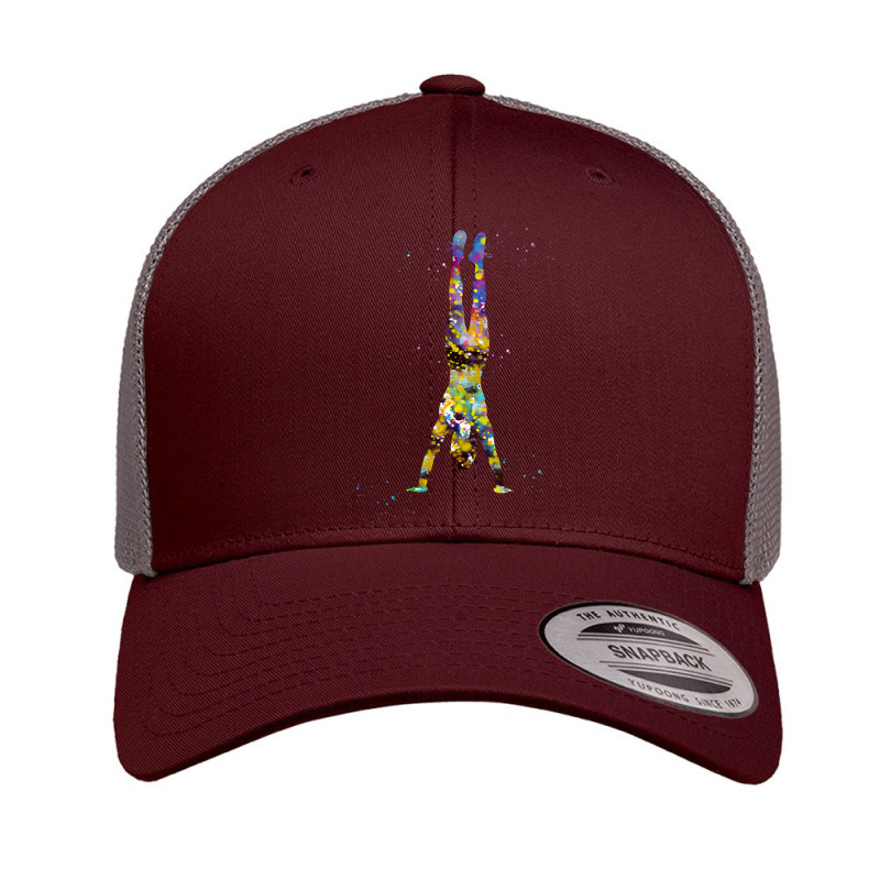 Handstand Retro Trucker Cap by greggjvandervor | Artistshot