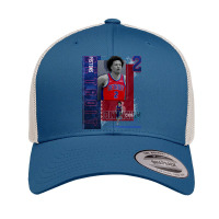 Cade Cunningham Basketball Paper Poster Pistons 2 Retro Trucker Cap | Artistshot