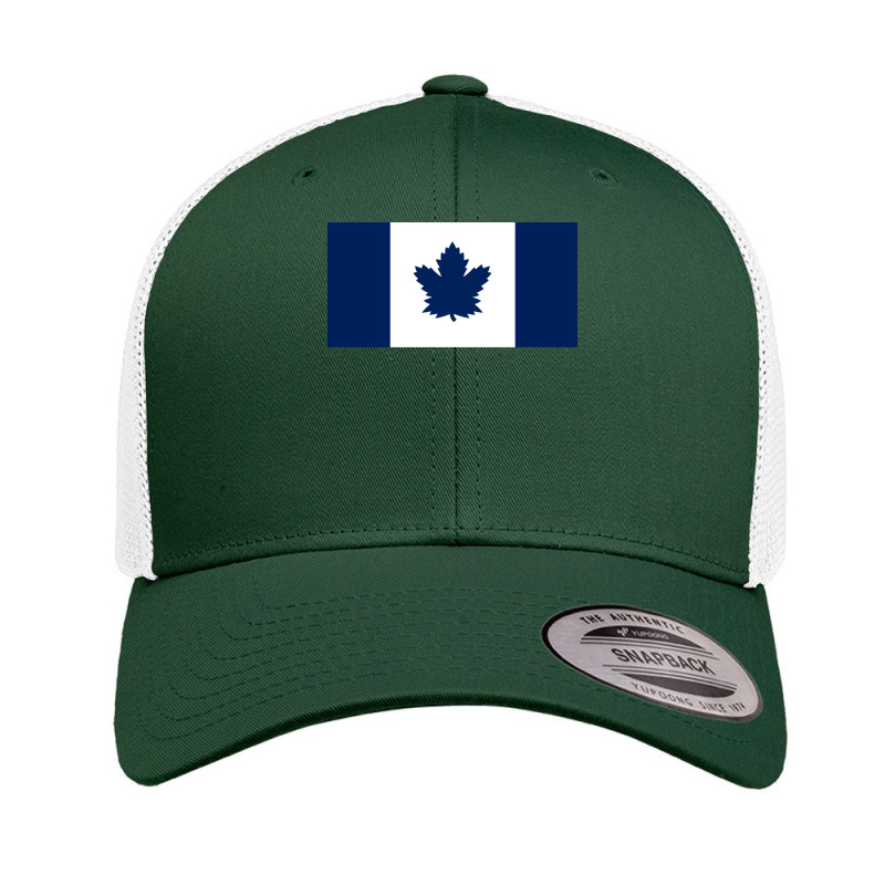 Leafs Canada Flag Mashup Retro Trucker Cap by OrvilleBudiao | Artistshot