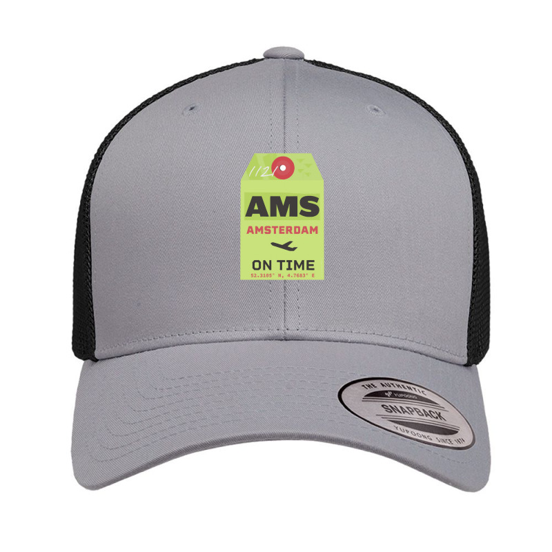 Ams Amsterdam Style Retro Trucker Cap by MelindaBouwman | Artistshot