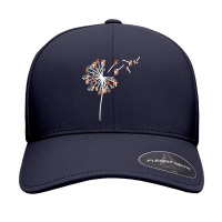 Dandelion Flying Rough Collie Flower For Dog Lover Herbalist Seamless Cap | Artistshot