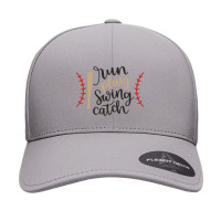 Baseball Game Run Play Swing Catch Seamless Cap | Artistshot